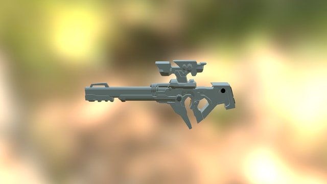 Rifle Gun 3D Model