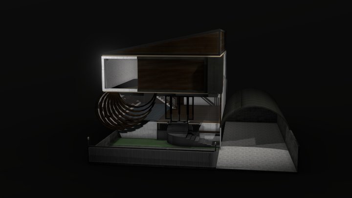 ModernHouse 3D Model