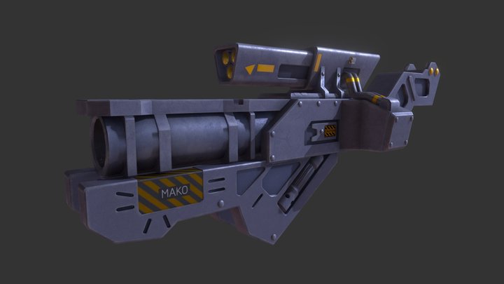GEP Gun V3 3D Model