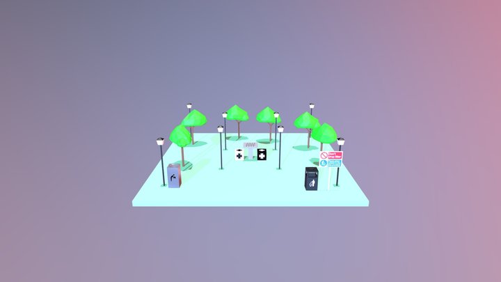 Chess Park 6 3D Model