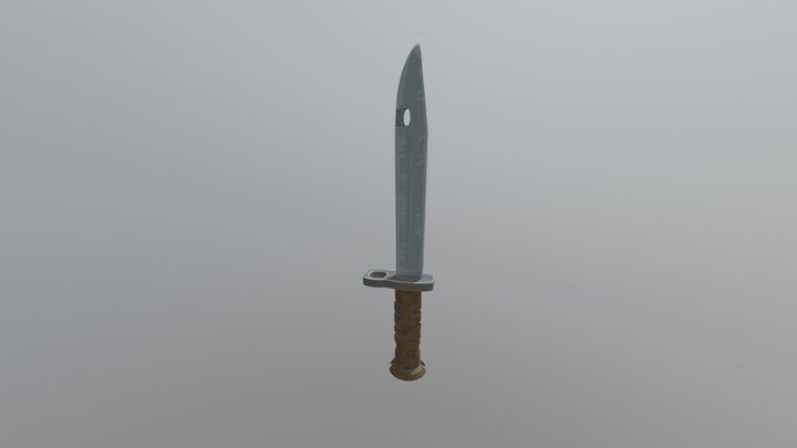 M9 Bayonet Knife 3D Model