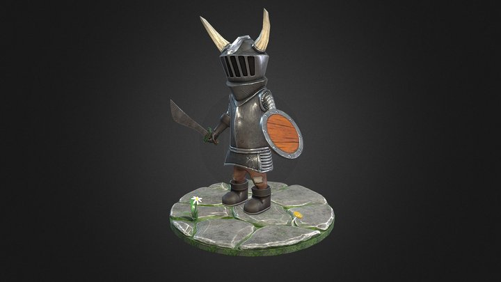 The Little Knight 3D Model