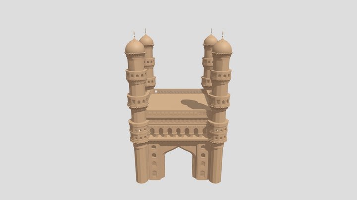 Charminar 3d Model 3D Model