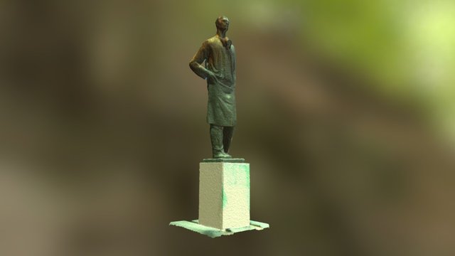 Vegyi munkás szobra 3D Model