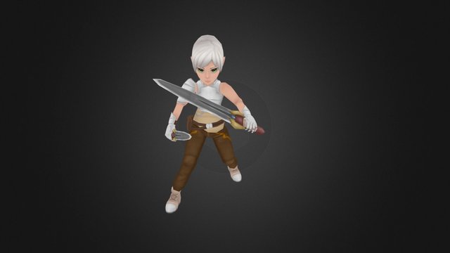 小戰士 3D Model