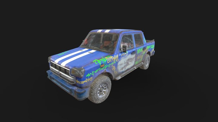 Pickup 3D Model