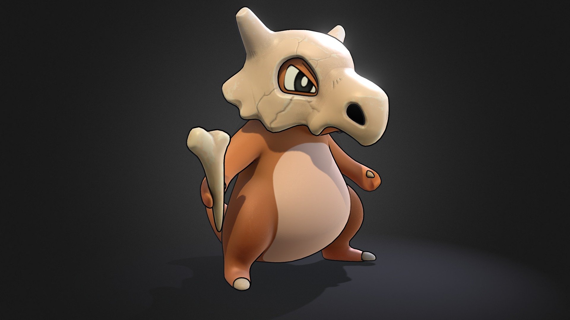 Stue Feasibility bjærgning Cubone Pokemon - Buy Royalty Free 3D model by 3dlogicus (@3dlogicus)  [069138f]