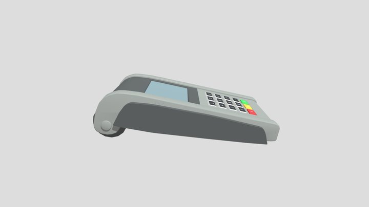 GAME READY POS-TERMINAL ASSET 3D Model