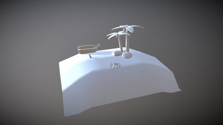 Abandoned Island 3D Model