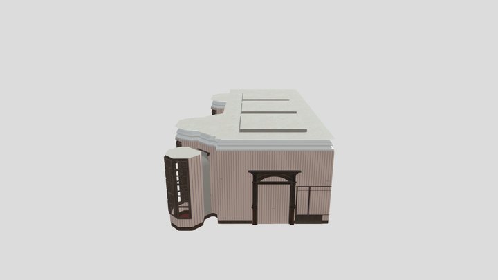 Margam Castle Library 3D Model