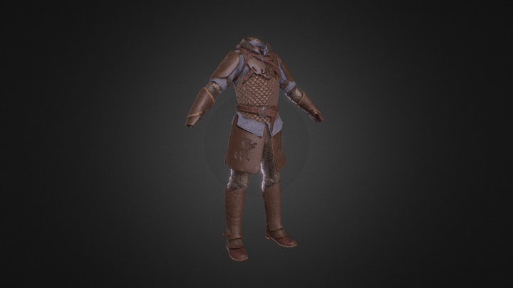 Leather Armor 3D Model