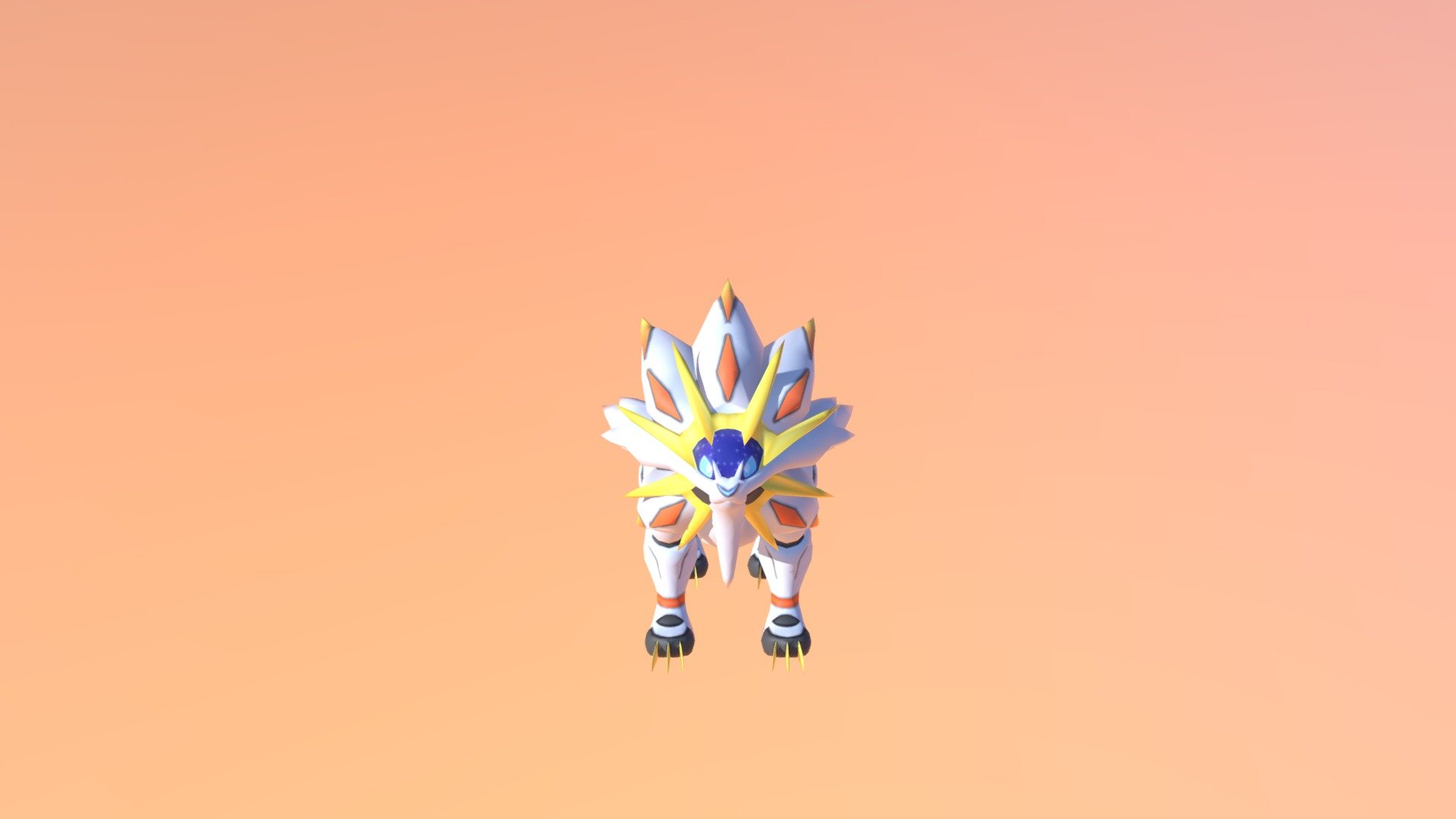 Solgaleo - 3D model by Rashky (@rashky) [0693f53]