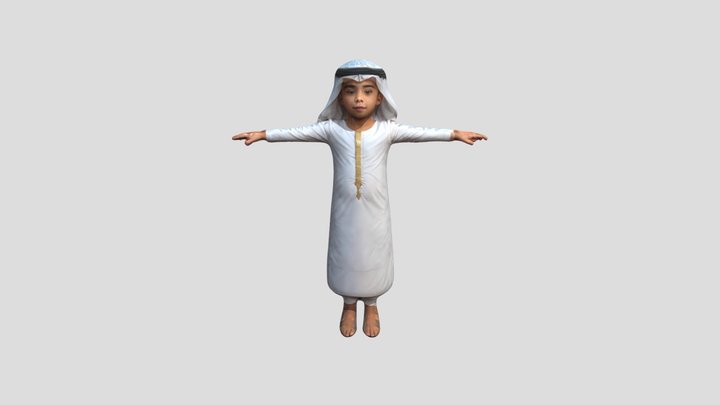 Arab_boy_kids_sell_in_1130160250_refine 3D Model
