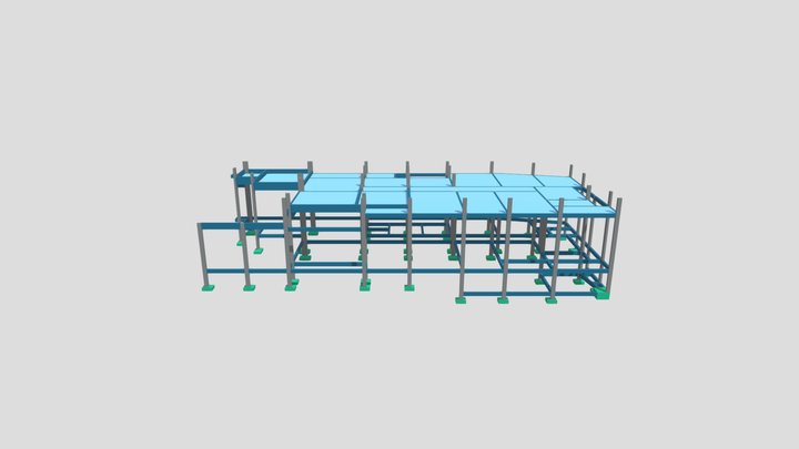 Estrutura - Obra - Cláudio e Greice 3D Model