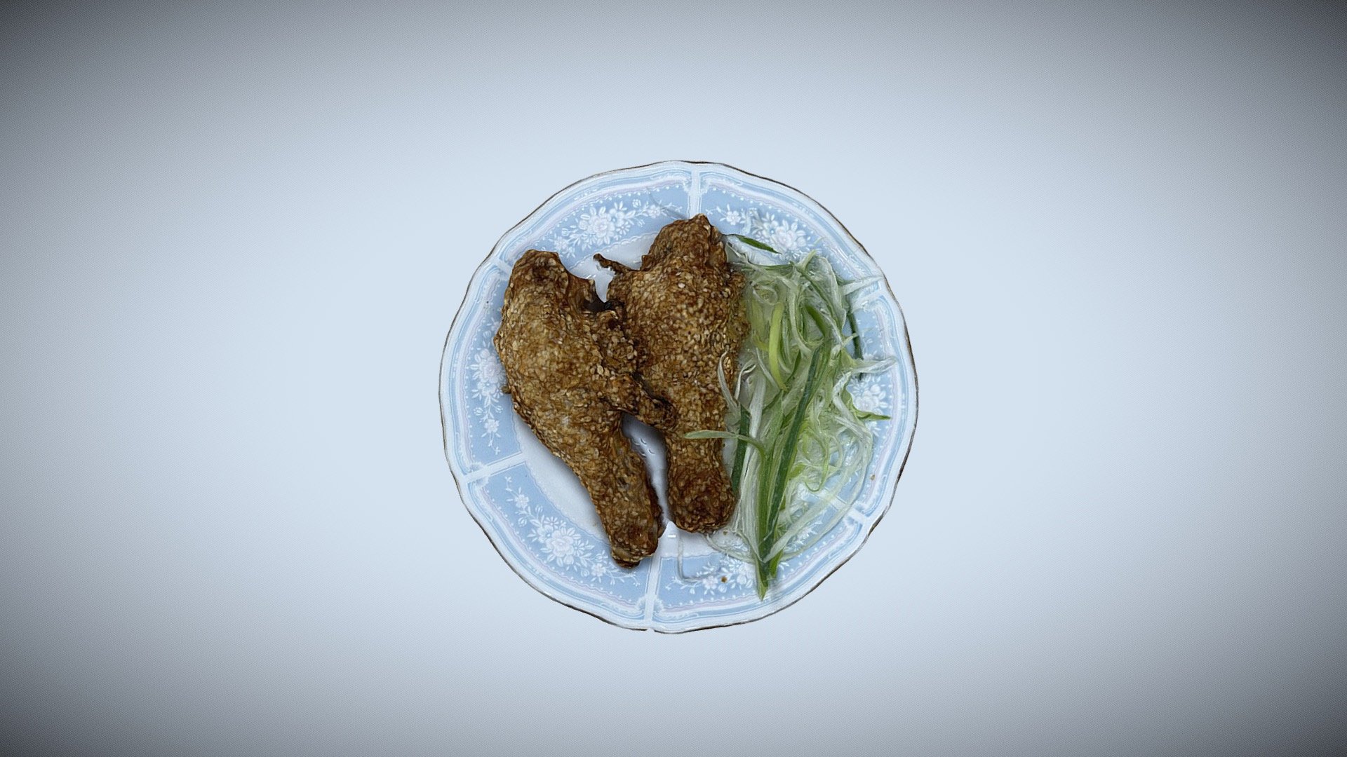 Delicious oven-grilled chicken — Sketchfab embed 3D viewer
