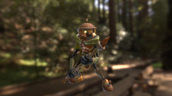 Acorn Treefella 3D Model