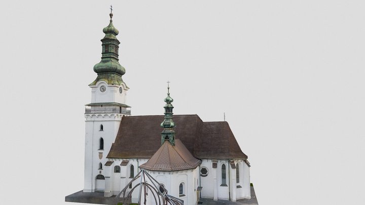 Kostol sv. Alžbety vo Zvolene 3D Model