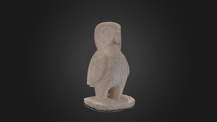Costas Argyrou Museum - Owl or Thoupos 1980 3D Model
