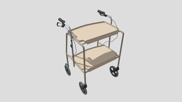 Tray Wheel Walker 3D Model