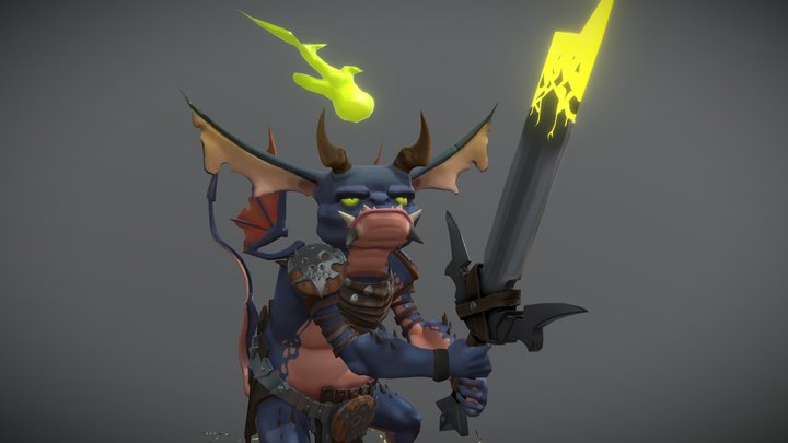 Stylized Creation - Demon 3D Model
