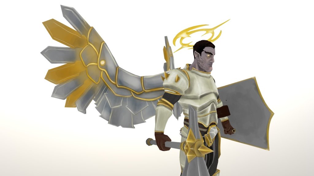 Angel warrior - 3D model by Orco_Criollo [069926b] - Sketchfab