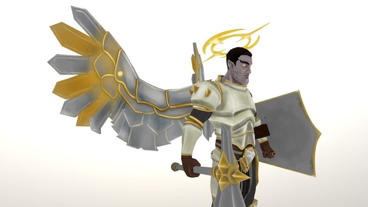 Angel warrior 3D Model