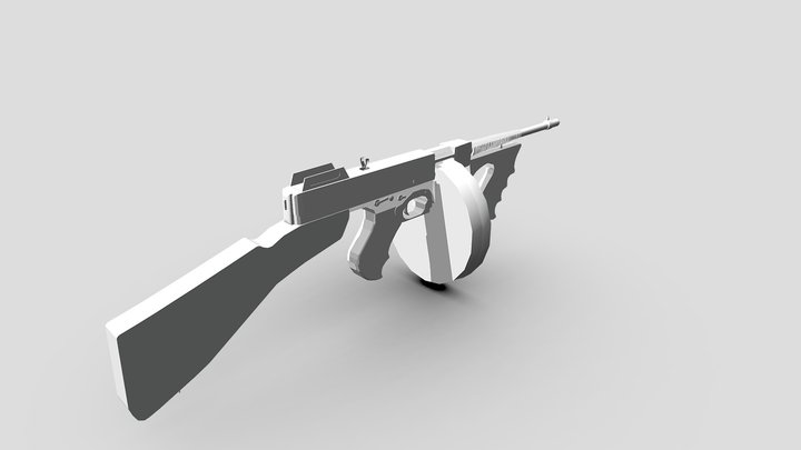 Thompson 1928 [LOW POLY] 3D Model