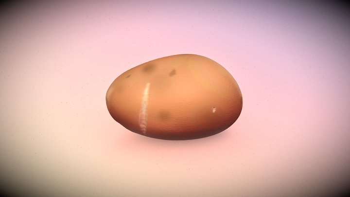 Potato v3 (SculptGL) 3D Model