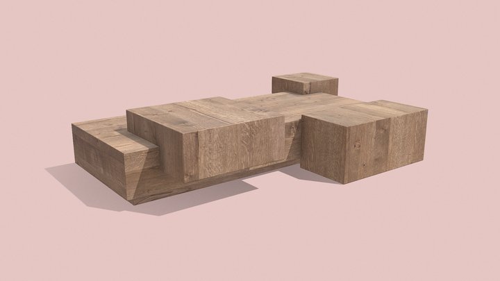Free 3D model 003 - Coffee table 3D Model