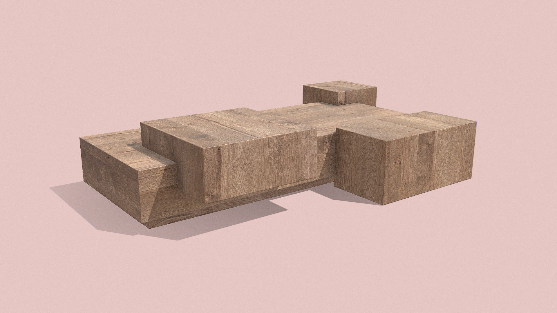 Free 3D model 003 - Coffee table