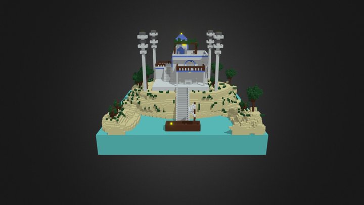 Sand Castle 3D Model