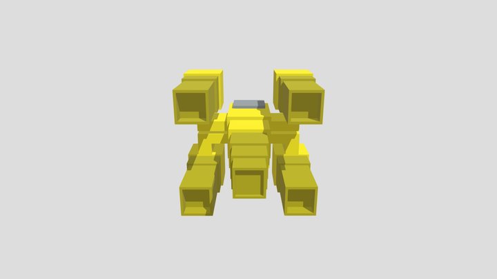 nave espacial 04 3D Model