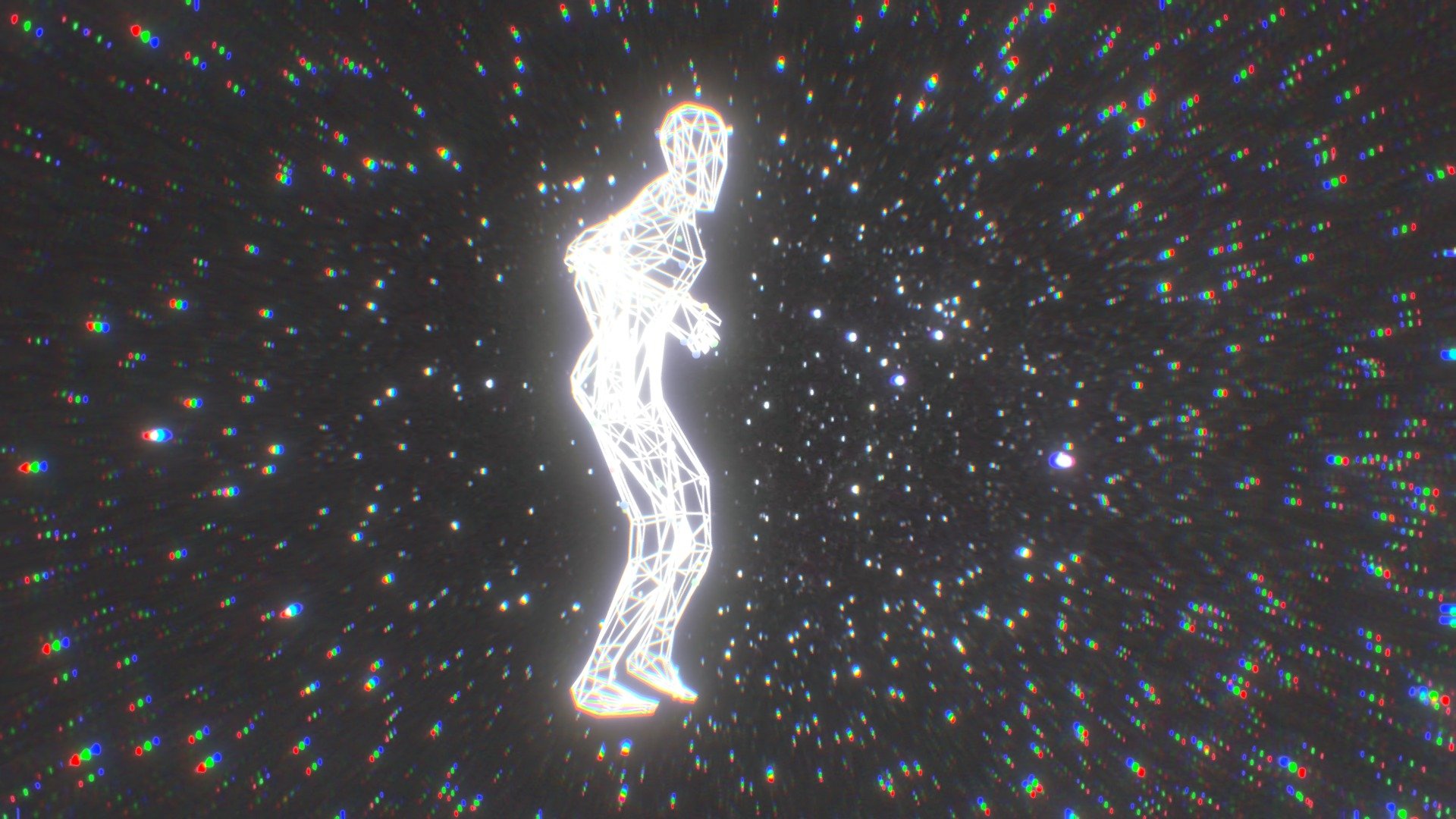 Stars Dance in galaxy