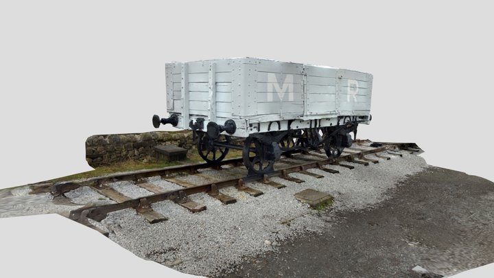 Middleton Top 5-plank goods wagon 3D Model