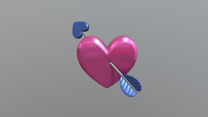 Corazon_Emoji 3D Model