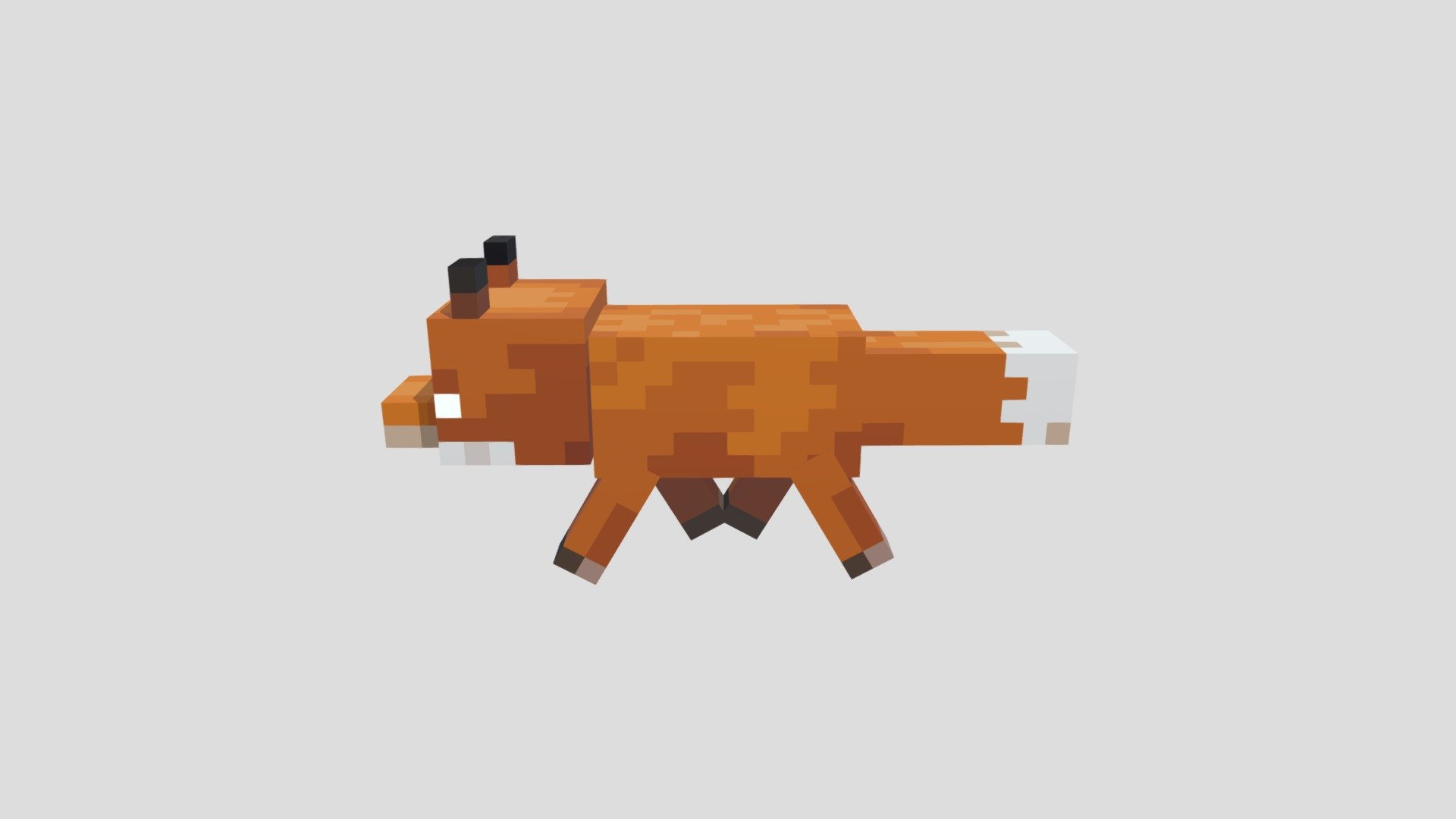 Minecraft, fox Download Free 3D model by Matt Alexander (Matt