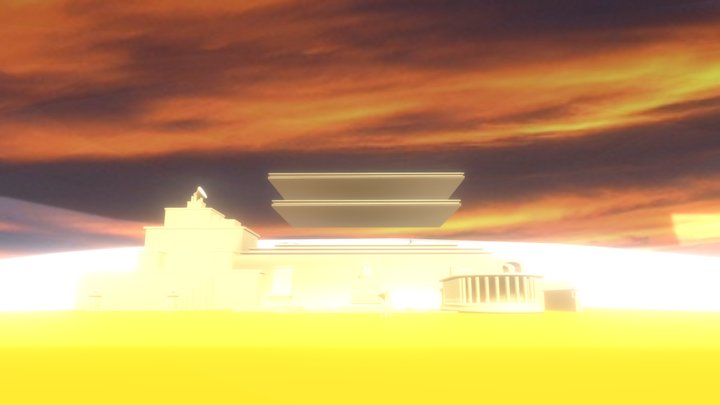 20th Century Fox Template 3D Model