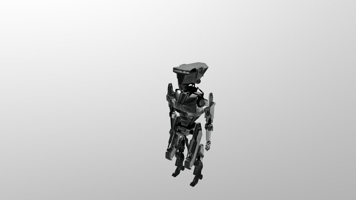 Robot Korsar B3M 3D Model