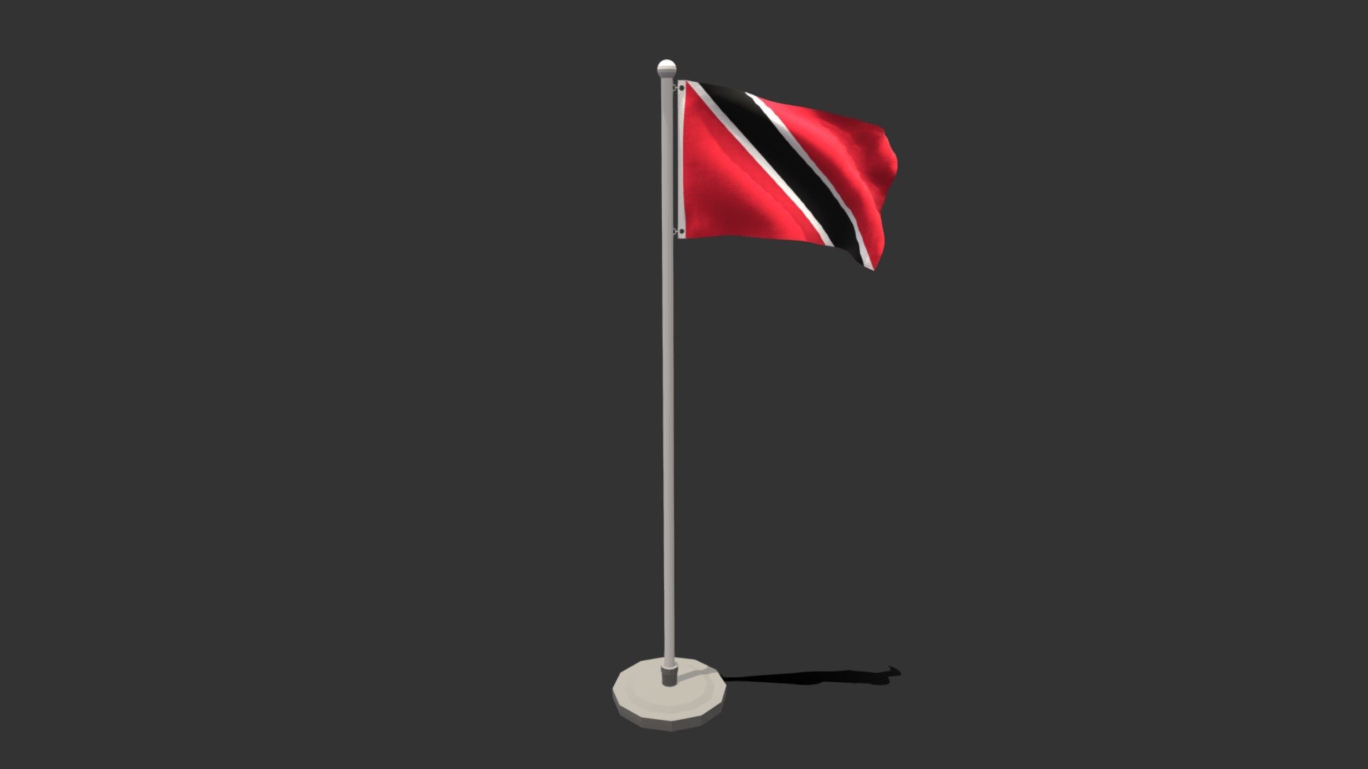 Seamless Animated Trinidad And Tobago Flag Buy Royalty Free 3d Model By Chroma3d Vendol21 6429