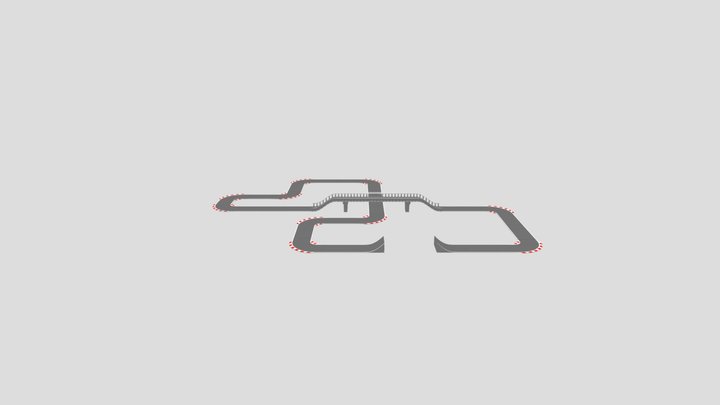 Marble course track 3D Model