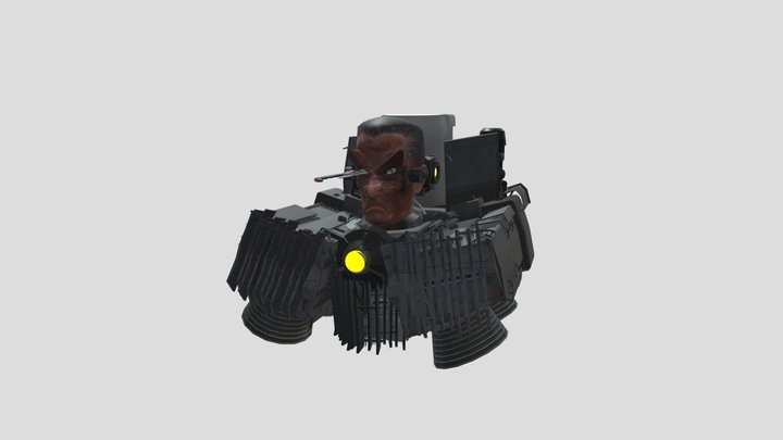 g-man toilet 3D Model