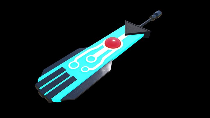Transistor - Red's Sword 3D Model