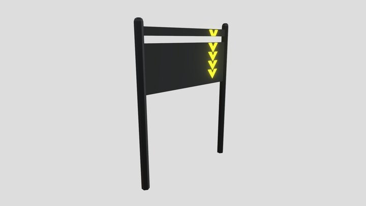 DOWN Obstacle 3D Model
