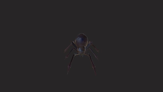 Black Widow 3D Model