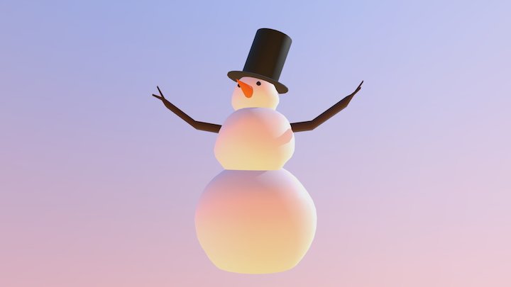 SnowmanJolly 3D Model