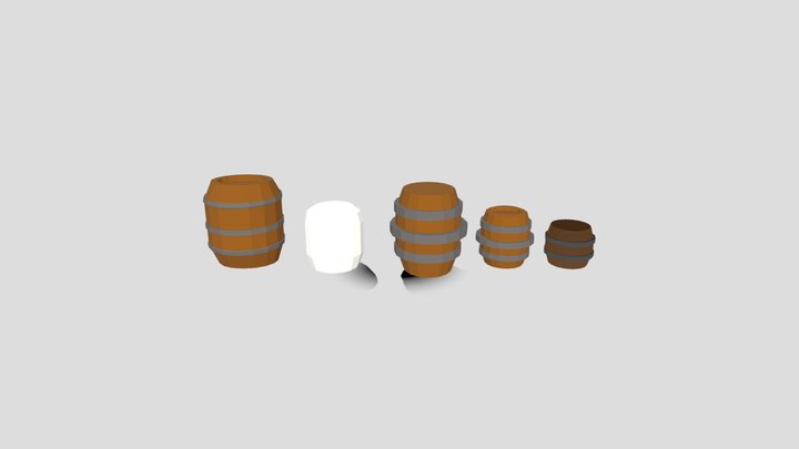 barrel 1 3D Model