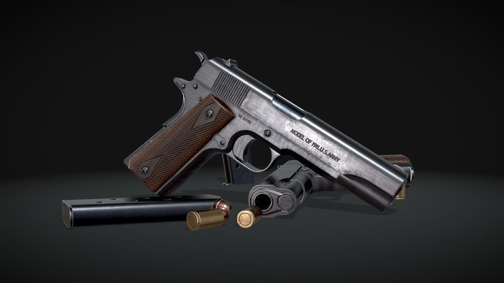 Colt M1911 – Free 3D Model STL
