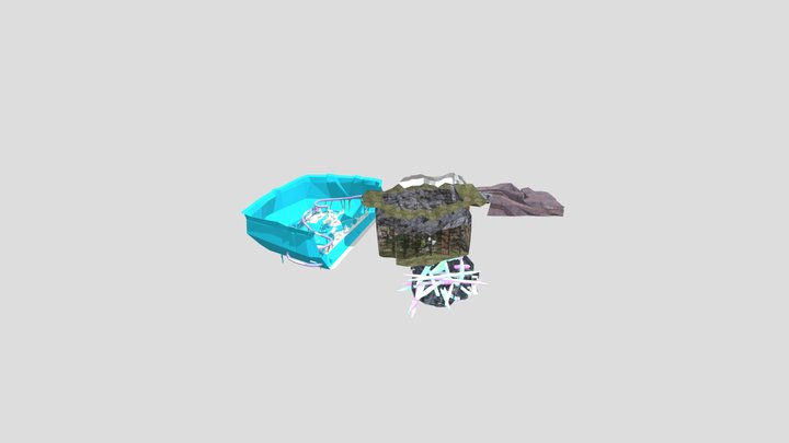 Forset and city gorilla tag 3D Model