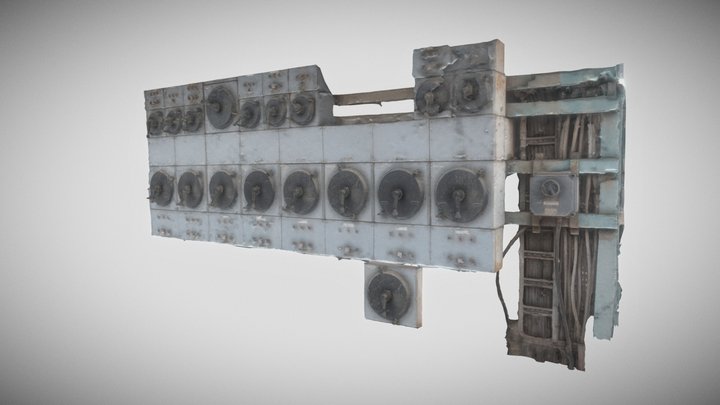Old Distribution Panel 3D Model