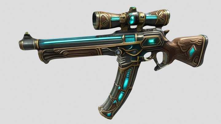 Steampunk-]X[-Rifle-Alpha